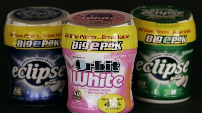 Many people see chewing gum as a negative symbol of modernity and globalisation. Lindsay Lader / AP Photo