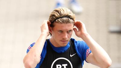 England's Conor Gallagher during a training session at the Bayern Campus. PA
