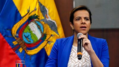 Ecuadorean Interior Minister, Mario Paula Romo, said the person had been living in the country and was arrested for conspiring against its government. AFP