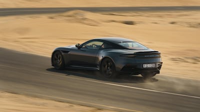 The rear diffuser clearly means business, albeit not quite as in-your-face as on the Vantage. Aston Martin