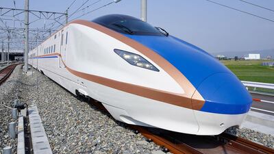 Hokuriku Kagayaki Shinkansen. Courtesy West Japan Railway Company / JNTO