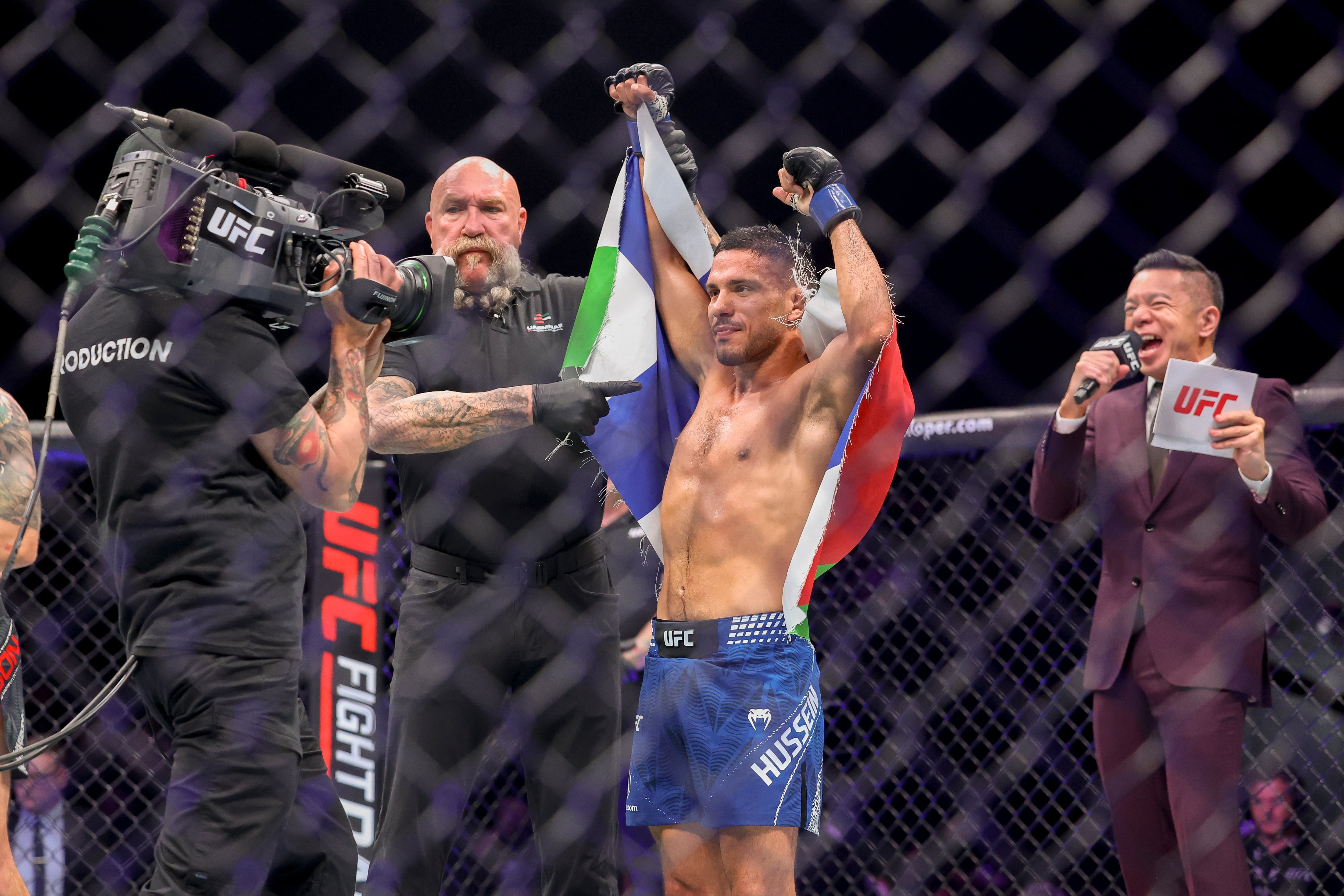 Image linked from the original feed: From refugee camp to the UFC: How Abdul Hussein's dream began with a picture of Dana White