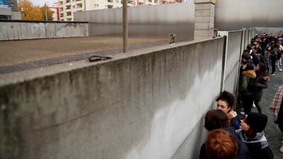 A general view shows the Berlin Wall memorial at Bernauer Strasse. On November 9th Germany will mark the 30th anniversary of the fall of the Berlin Wall in 1989. REUTERS/Fabrizio Bensch