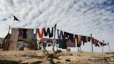 A Palestinian bedouin camp between Jerusalem and the Israeli West Bank settlement of Maale Adumim, which is among the sites where Israel is planning to build thousands of new illegal settler homes.