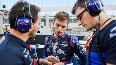 Pierre Gasly of Scuderia Toro Rosso at Yas Marina Circuit. Getty