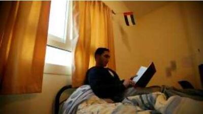 Rabie Nassereddin, 19, a student at the University of Wollongong in Dubai.