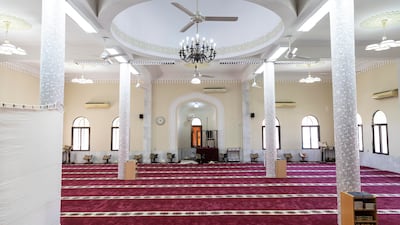 Martyr Mohamed Ali Al Attar mosque in the Al Nekhailat area of Sharjah was built after an Emirati donated Dh600,000. All photos: Antonie Robertson / The National