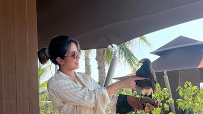 Chopra at Bulgari Resort Dubai. Photo: Instagram / priyankachopra