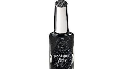 At $250,000, the black diamonds infused nail polish is the world's most expensive. Courtesy Azature
