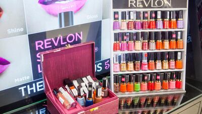 Revlon started operations selling nail polish about 90 years ago. Subhash Sharma / The National