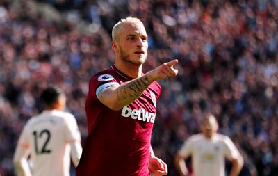 West Ham hope to have Marko Arnautovic back for the game with Burnley. Reuters