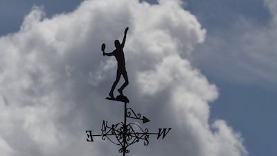 ,General view of a Wimbledon weather vane, REUTERS/Toby Melville