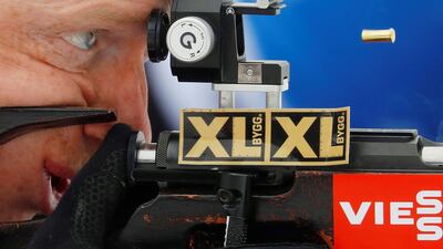 2020 Biathlon World Championships - Antholz-Anterselva, Italy. Norway's Johannes Thingnes Boe warms up ahead of the race. Reuters