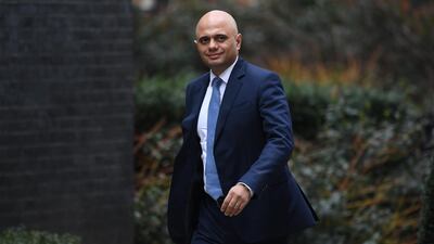 Britain's Secretary of State for Housing Sajid Javid. Neil Hall / EPA