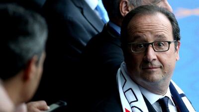 French President Francois Hollande prior the Uefa Euro 2016 group A preliminary round match between France and Romania at Stade de France in Saint-Denis, France, 10 June 2016. Srdjan Suki / EPA