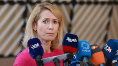 EU Foreign Affairs Minister Kaja Kallas has attended a meeting focused on the Gulf conflict. EPA