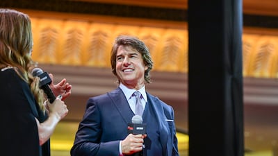 Hollywood star Tom Cruise is one of many high-profile guests to enjoy opulent stays at Abu Dhabi's Emirates Palace. Khushnum Bhandari / The National