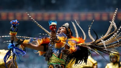 Colourful performances take to the stage. Reuters
