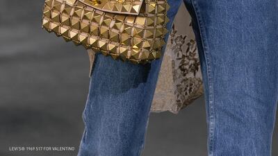 A look from the Valentino Collezione Milano show. Courtesy Valentino