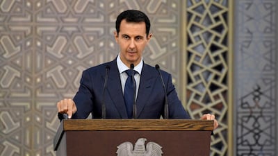 Bashar Al Assad blasted the West, rejecting any security cooperation or reopening of embassies in Damascus before those countries cut relations with opposition groups. In the speech, Assad praised Russia, Iran, China and Lebanon's Hizbollah for supporting his government. (Syrian Presidency Facebook page via AP)