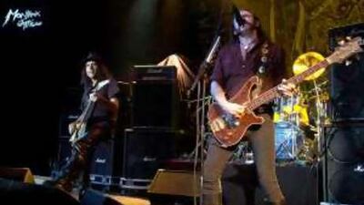 Phil Campbell, left, and Lemmy Kilmister of the British band Motorhead.