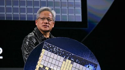 Nvidia chief executive Jensen Huang. AFP
