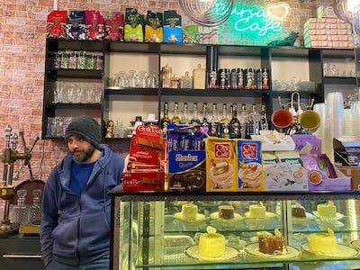 The Bursa Cafe in Aleppo is named after the city in Turkey where its owners lived in exile. Lizzie Porter / The National