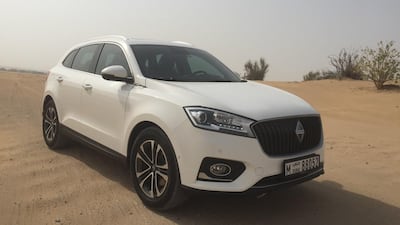 The Borgward BX7 has been tested in the UAE. Courtesy Borgward