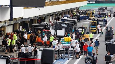 The F1 fraternity packs up after the final race of the season in Brazil.