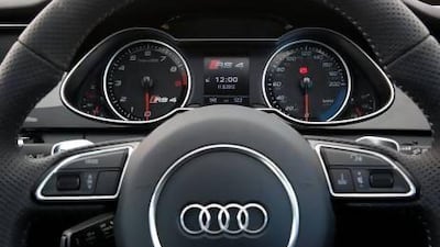 The interior of the Audi RS 4 Avant. Courtesy Audi