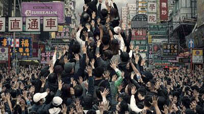 Artist Tommy Fung uses surreal elements in his digital works to comment on the Covid-19 outbreak in Hong Kong. Courtesy Tommy Fung / @surrealhk