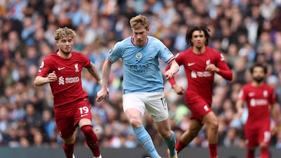 Kevin De Bruyne - 9. Caused early problems for Liverpool with his tantalizing crosses. Gave City the lead in the 46th minute with a simple tap-in into an empty goal. Assisted Grealish's goal with a simple return pass in the 74th minute. Getty