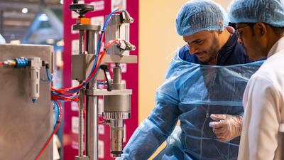 The Perfume Expo has demonstrations of how perfume is made and packaged