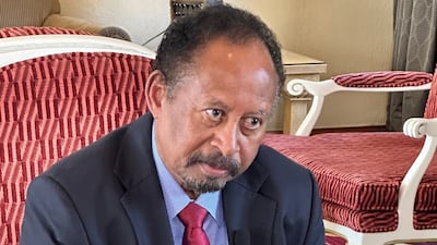 Abdallah Hamdok, Sudan's former prime minister, regards civilian input as part of the solution to Sudan's troubles. Vanessa Ghanem / The National