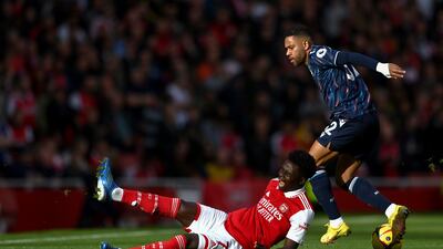 Renan Lodi - 4, Sold himself when Jesus worked space for a shot, but did well to deflect Tomiyasu’s shot off target and clear Martinelli’s shot off the line. Was too weak when coming up against Odegaard in the build-up to Nelson’s second of the game. Getty