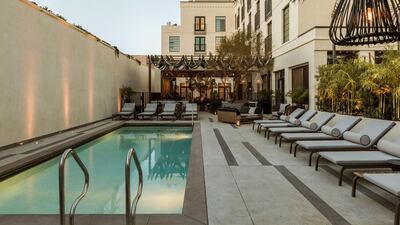 Kimpton La Peer Hotel, West Hollywood, California. Courtesy Kimpton La Peer