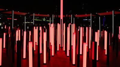 An installation at Al Majaz Waterfront