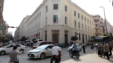 The Central Bank of Egypt in Cairo. EPA