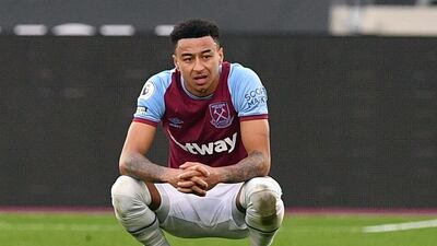 West Ham United's Jesse Lingard after the draw against Arsenal. Reuters