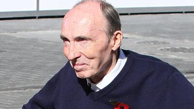 Former Williams F1 team principal Sir Frank Williams.