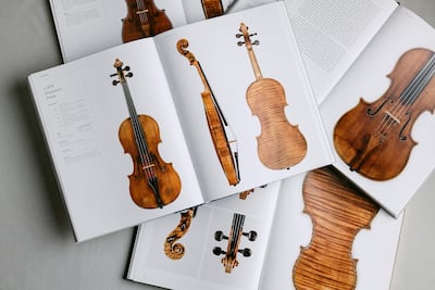 Antonio Stradivari: The Complete Works is a six-volume catalogue. Photo: Joanna Yee