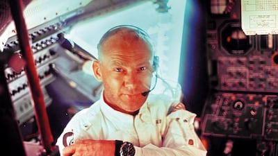 Buzz Aldrin during the Apollo 11 space mission in July 1969. AFP / Nasa