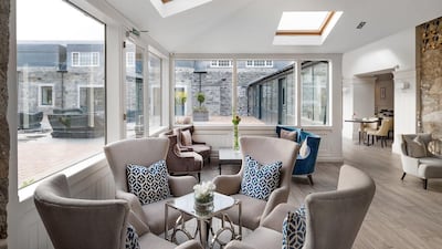 Common areas are light and airy. Courtesy Dunalastair Hotel Suites