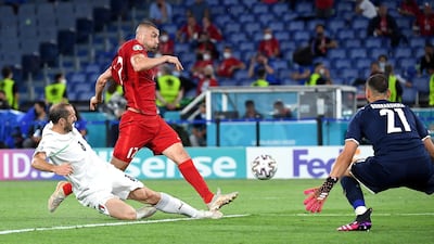 Burak Yilmaz 6 - Turkey’s frontman worked hard throughout the game and often drifted into channels to make space. Overall, though, it was a frustrating night with little service. EPA