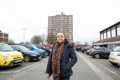 Cregagh Road resident Tracey Lillie from east Belfast, County Antrim, Northern Ireland. Photo: Paul McErlane