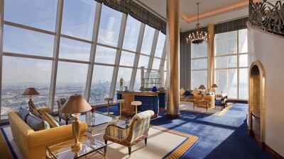 The Burj Al Arab's Club Suite Lower level. Courtesy Jumeirah Group