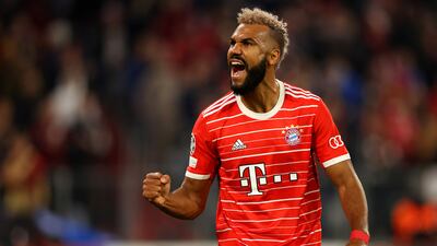 Eric Maxim Choupo-Moting celebrates at Allianz Arena. Getty