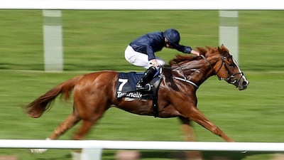 Ryan Moore riding Alice Springs won The Tattersalls 250th Year Falmouth Stakes at Newmarket Racecourse on July 8, 2016 in Newmarket, England. Alan Crowhurst / Getty Images