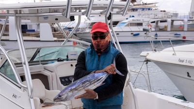 A fisherman at Aqaba. Photo: Nico Dingemans