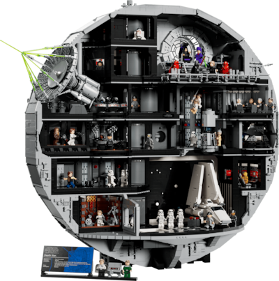 The 9,023-piece Death Star became the largest Lego Star Wars set ever released when it launched in 2025. Photo: The Lego Group